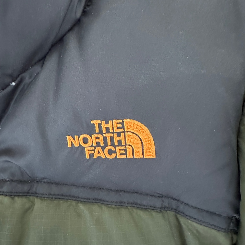 The North Face Kids Olive and Black Puffer Jacket - Picture 4 of 5